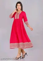 Viscose Rayon Printed Kurti for Women 