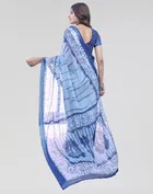 Linen Printed Saree for Women 