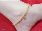 Anklet Gold Free Size Anklets & Toe Rings for Women