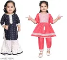 Rayon Kurta Set for Girls 