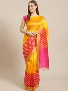 Mysore Silk Printed Saree for Women 