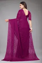 Net Floral Saree for Women 