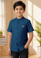 Embroidered Polycotton Polo for Boys 