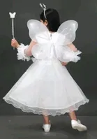 Cotton Blend Solid Frock for Girls 