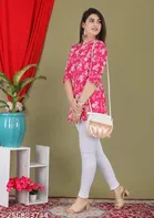 Cottonthree Quarter Sleeves Top for Women 