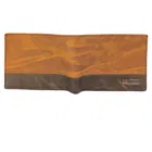 PU Leather Men's Wallet – Slim, Bifold Design with Card & Cash Compartments (Brown)