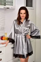 Satin Solid Babydoll for Women 