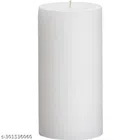 Scented Pillar Shaped Candle (White)