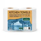 TerraHome 2 Ply Kitchen Towel Roll [4X60Pulls], 240 Pulls [Pack of 2]