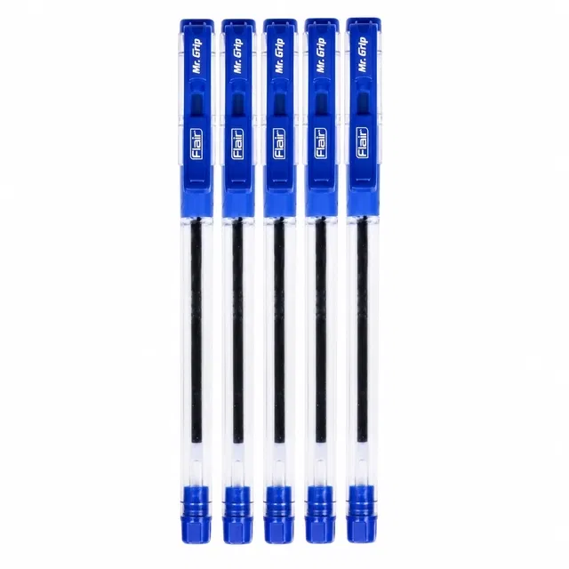 Flair Mr Grip Ball Pen [Set of 5, Blue]