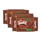 Sunfeast Bounce Tasty Choco Creme Biscuit 3X62 g (Set Of 3)