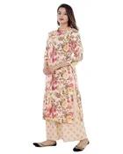 Cotton Floral Print Kurti for Women 