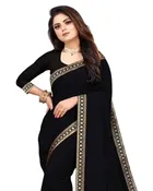 Art Silk Lace Saree for Women 