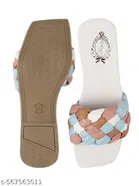 Shoetopia Girls Solid Flat Sandals White Size 8