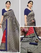 Art Silk Printed Saree for Women 