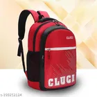 Polyester Backpack Bag, Red