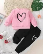 Hosiery Cotton Full Sleeves T-Shirt with Pant Clothing Set for Kids 