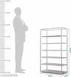 Plastic 6 Layer Collapsible Multipurpose Rack 