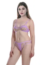 Pibu वीमेन कॉटन ब्रा पैंटी सेट 