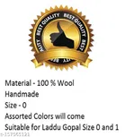 Laddu Gopal Woollen Dress, Multi, Pack of 4