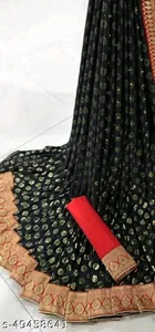 Lycra Blend Printed Saree for Women 