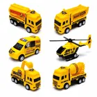 Pull Back Construction Vehicle Set, 6 Pieces