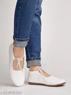 Shoetopia Girls Casual Shoes White 