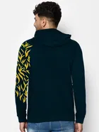 Hooded Printed Full Sleeves T-shirt for Men 