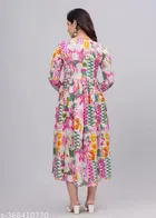 Printed Crepe Kurtis for Women, Multicolour 