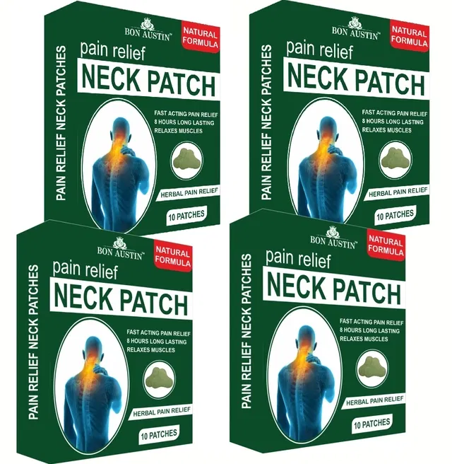 Bon Austin Neck Pain Relief 10 Pcs Heat Patches (Pack of 4)