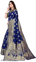 Soft Silk Zari Woven Saree for Women 