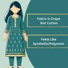 Crepe Printed Kurti for Women 