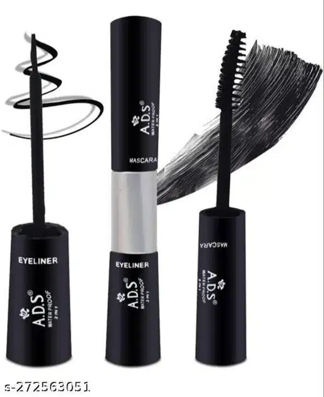 2-in-1 Eye Liner cum Mascara (Black)