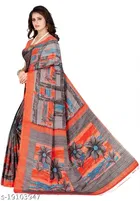 Crepe Printed Saree for Women 