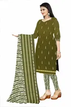 शारदा क्रिएशन क्रेप फ्लोरल प्रिंट सलवार सूट अस्टीचड 