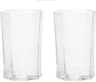 Water cum Juice Glass (Transparent, 200 ml) (Pack of 2)