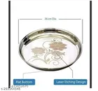 Stainless Steel Dinner Full Plates 