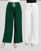 Comfortable Palazzo Pants for Women, Pack of 2 