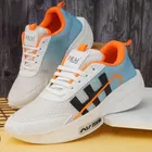 Sports Shoes for Men, White & Blue 