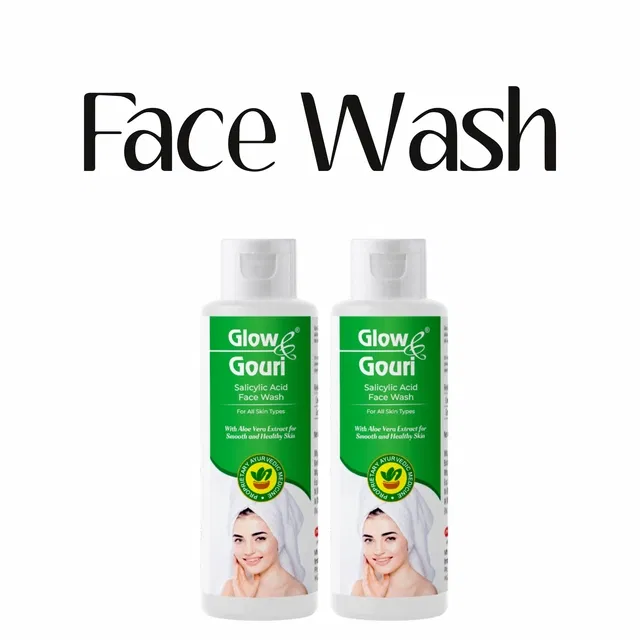 Glow Gouri Salicylic Acid Face Wash (100 ml, Pack of 2)