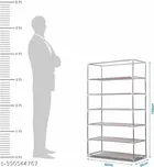 Metal 6 Layer Collapsible Multipurpose Rack 