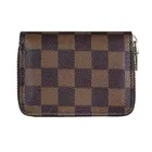 PU Leather Card Holder Wallet for Women (Brown)