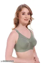 Cotton Blend Solid Non Padded Bras for Women 