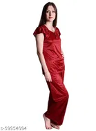 Satin Nightsuit Set for Women 