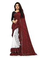 Lycra Blend Embellished Saree for Women 