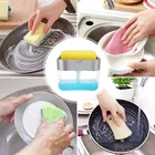 2 In 1 Liquid Soap Dispenser With Sponge Holder 