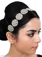 White Kundan Pearl Mathapatti for Women 