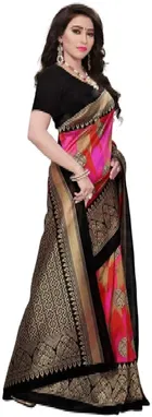 Art Silk Kalamkari Saree for Women 
