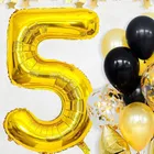 Foil Balloon for Birthday Celebration, No. 5 