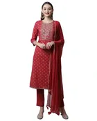 Cotton Printed Kurta Set for Women 